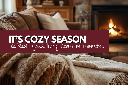 Settle in for a cozy autumn with a quick refresh of your seasonal home decor.
