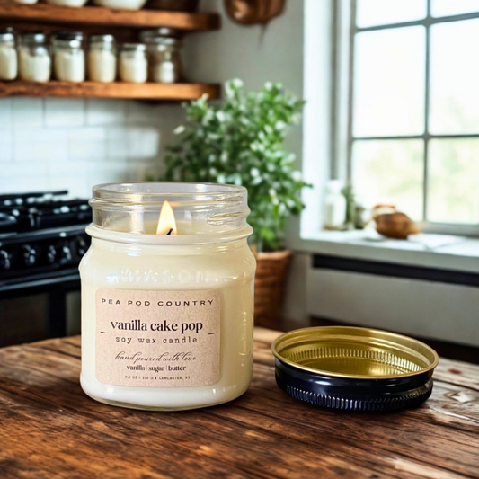 Vanilla Cake Pop Candle