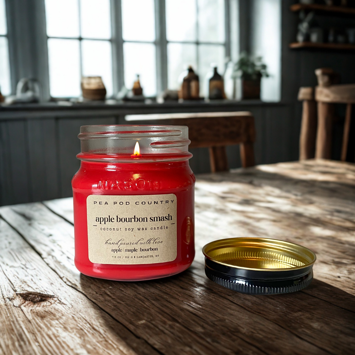 Crisp + Cozy Candle Pair – Apple Bourbon Smash & Autumn Leaves