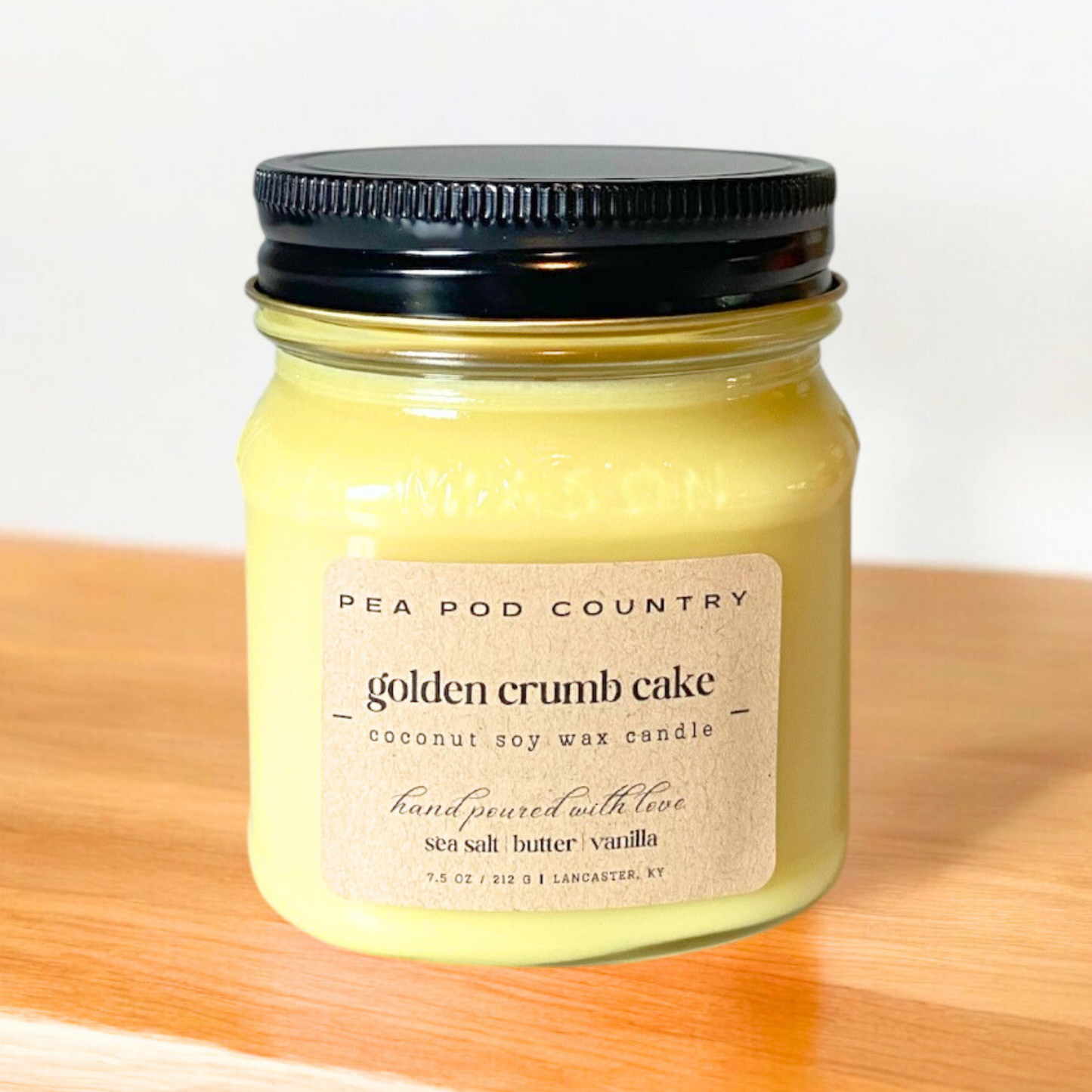Golden Crumb Cake Candle
