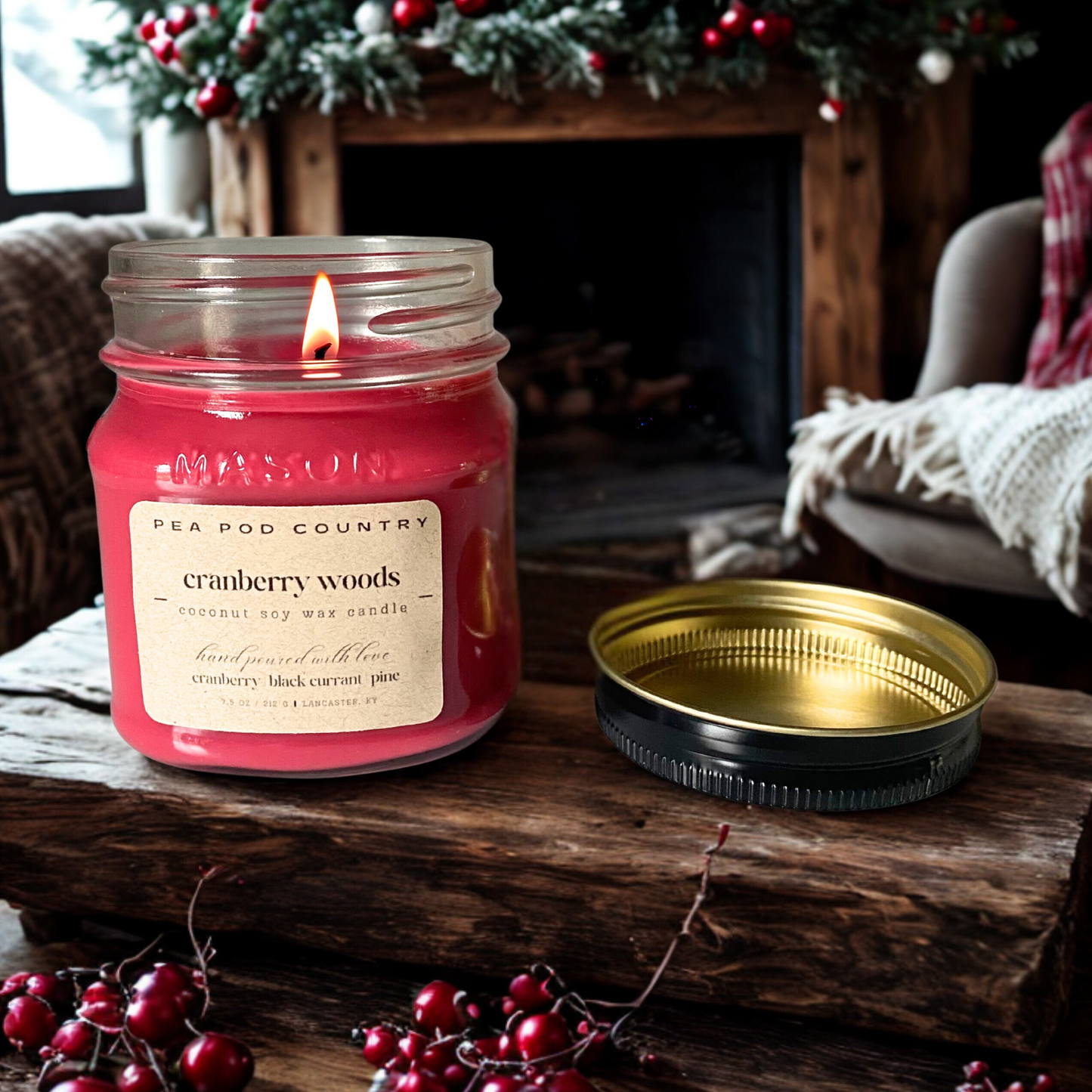 Home for the Holidays: Spiced Fir + Cranberry Woods