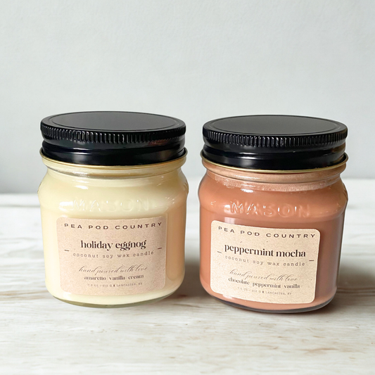 Sweet Holiday Indulgence: Peppermint Mocha + Holiday Eggnog