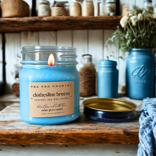 Clothesline Breeze Candle
