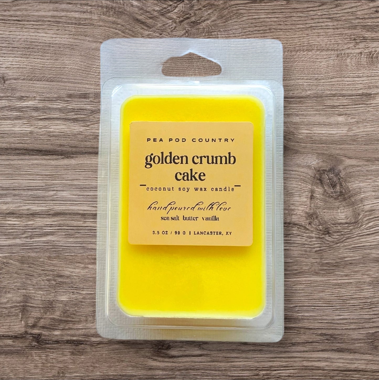 Golden Crumb Cake Wax Melt