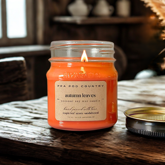 Autumn Leaves Candle