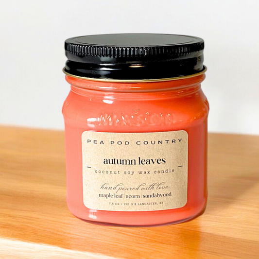 Autumn Leaves Candle