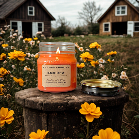 Autumn Leaves Candle