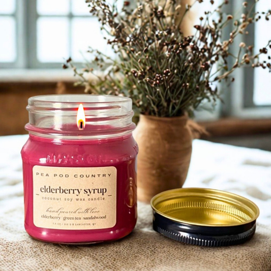 Elderberry Syrup Candle