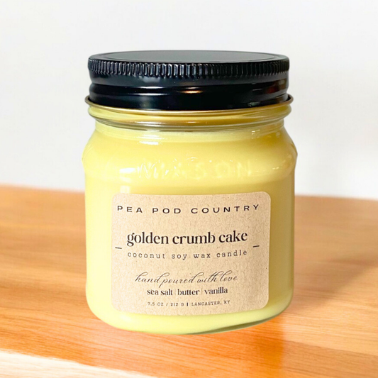 Golden Crumb Cake Candle