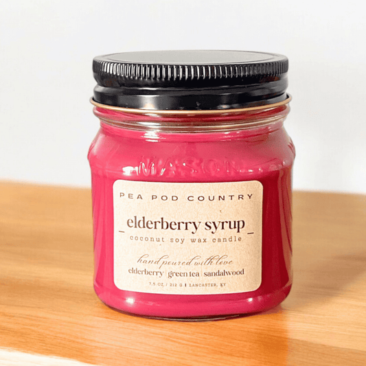 Elderberry Syrup Candle