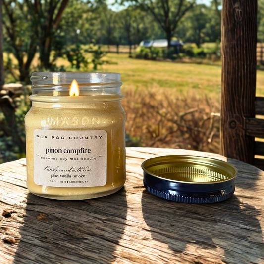 Piñon Campfire Candle
