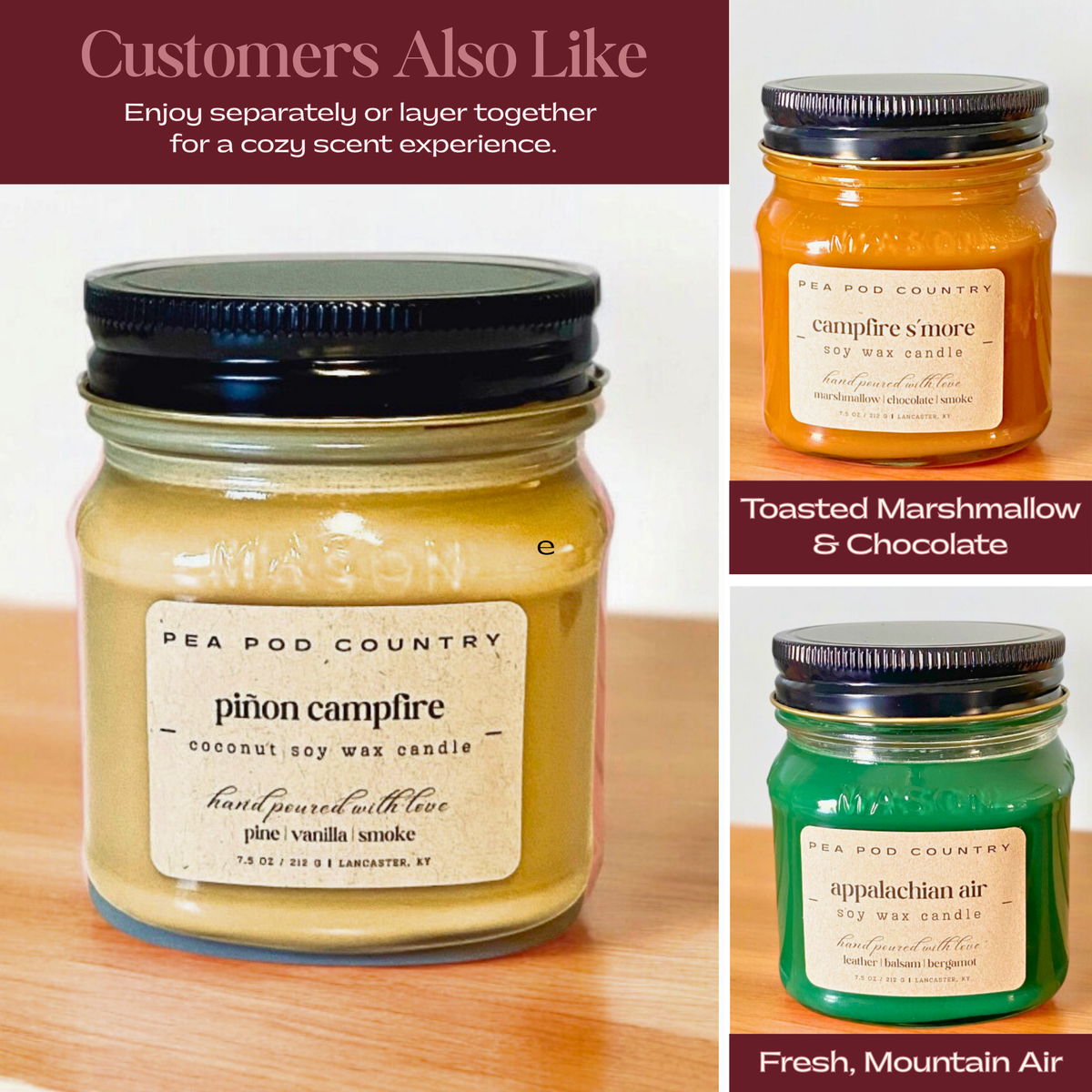 Piñon Campfire Candle